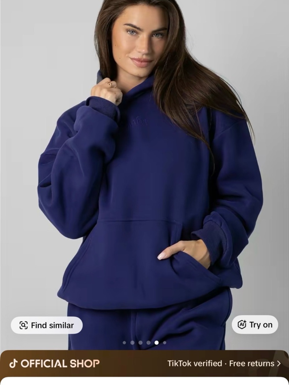 Comfrt Indigo Signature Fit Hoodie